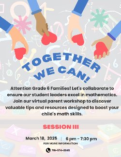 Grade 6 Math Parent Workshop